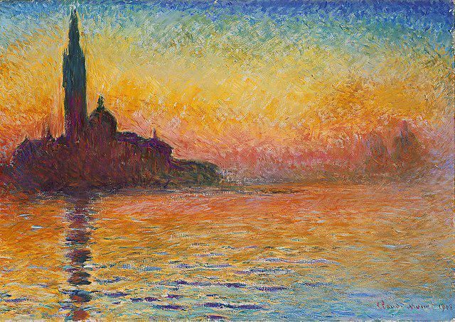 San Giorgio Maggiore at Dusk (1908-1912) Claude Monet